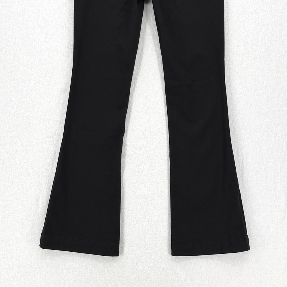 SPANX High Rise Flare Jeans Women 6 Regular Black Stretch Slimming Tummy Control - Picture 8 of 16